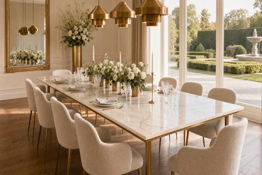 Estremoz Classico Tischplatte Innen Esszimmer Elegant Rechteckig